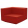 Canapé Modulable Vela - Module Droit Rouge Vondom Jardinchic