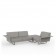 Canapé D'angle Gauche 3 Places Delta Taupe Vondom Jardinchic