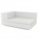 Canapé Modulable Vela - Module Droit Chaise Longue Blanc Vondom Jardinchic