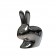 Stoel Voor Kind Rabbit Chair Baby metal Finish Titanium Qeeboo Jardinchic