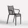 Stapelen stoel met armleuningen PIP - e black Driade JardinChic