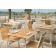 Chaises Pilotis Teck et Batyline Vlaemynck Jardinchic