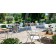 Chaises Pilotis Aluminium avec Fauteuils et Chaises Teck et Batyline Vlaemynck Jardinchic