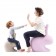 Stoel Rabbit Chair Pink met Stoel Voor Kind Rabbit Chair Baby Dove Grey (apart verkocht) Qeeboo Jardinchic