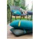 Coussins Outdoor Color Mix Bleu Goa et Vert Safari - Claire Kurt pour Fermob - Jardinchic