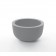 Pot Cup laag grijze duidelijk 1825 JardinChic