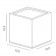 Dimensions Jardinière Cube 100 De Castelli Jardinchic