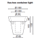 Dessin Technique Pot Vas Two Light avec Container Serralunga Jardinchic