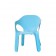 Set van 4 stoelen stapelbare leunstoel blauwe Magis JardinChic