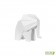 Éléphant Origami Elephant Paper Format M Matt White Pottery Pots Jardinchic