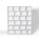 3 planken Baraonda Display witte horizontale Superpositionnees MyYour JardinChic