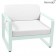 Fauteuil Bellevie Coussins Blanc Grisé Menthe Glaciale Fermob Jardinchic