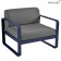 Fauteuil Bellevie Coussins Gris Graphite / Bleu Abysse Fermob Jardinchic