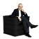 Stoel Couch Sitting Bull zwarte situatie JardinChic
