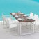 Fauteuil de Repas Essence Blanc Talenti Jardinchic