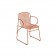 Lot de 4 Fauteuils Riviera Rouge Erable Emu Jardinchic