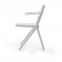Set van 4 stoelen met armleuningen witte Mia Emu profiel JardinChic