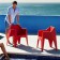 Fauteuils Voxel Rouges Vondom Jardinchic