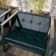 Kussen voor stoel Lounge Cima gewatteerde kunstleer met knoppen black Fuera Dentro JardinChic