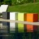 Krukken Kube Black Pearl, wit, groen en oranje Euro3Plast JardinChic