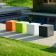 Barkrukken Kube Orange, groen, wit en zwarte parels Euro3Plast JardinChic