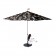Parasol Flowerpowersol zwarte Fatboy JardinChic