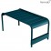 Grande Table Basse / Banc Luxembourg Bleu Acapulco Fermob Jardinchic