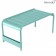 Grande Table Basse / Banc Luxembourg Bleu Lagune Fermob Jardinchic