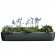 Jardinière pour Rebord de Fenêtre Windowgreen Gris Anthracite Rephorm Jardinchic