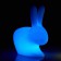 Rabbit Lamp LED met batterij Blauw LED variatie Qeeboo Jardinchic