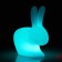 Rabbit Lamp LED met batterij Turkoois LED variatie Qeeboo Jardinchic