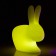 Rabbit Lamp LED met batterij Geel LED variatie Qeeboo Jardinchic