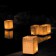 Set van 4 papieren lantaarns drijvende nacht Luminaria JardinChic