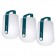 Lot de 3 Lampes Balad H12cm Bleu Acapulco Fermob Jardinchic