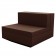 Canapé Modulable Vela - Module Central Bronze Vondom Jardinchic