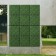 Alle paneel muur akoestiek Soundwave Geo groene Jardinchic