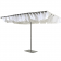 Socle pour parasol Breezer Gris Anthracite avec Parasol Breezer Blanc et Ardoise (vendu séparément) Sywawa Jardinchic