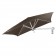 Parasol Wallflex Taupe Umbrosa Jardinchic