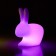 Rabbit Lamp Kleine LED met batterij Pink LED variatie Qeeboo Jardinchic