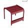 Petite Table Basse / Repose-Pieds Luxembourg Piment Fermob Jardinchic