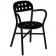 Heleboel 2 stapelstoelen Pipe stoel met armleuningen black Magis JardinChic