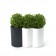 Pot Hebe 50 Anthracite + 2 Pots Hebe 50 Blanc Pdconcept Jardinchic