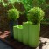 1 Pot Addpot 70 Vert + 1 Pot Addpot 50 Vert + 1 Pot Hebe 70 Noir (vendu séparément) Pdconcept Jardinchic