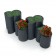 2 Pot Addpot 70 Anthracite + 2 Pot Addpot 50 Anthracite Pdconcept Jardinchic