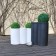 1 Pot Hebe 50 Blanc (vendu séparément) + 1 Pot Addpot 50 Blanc + 1 Pot Addpot 70 Anthracite Pdconcept Jardinchic