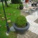 Potten Ming breed grijs anthraciet Buxus bal terras Serralunga JardinChic