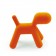 Stoel voor kind Puppy oranje profiel Me ook Magis collectie JardinChic