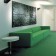 Alle paneel akoestische wall Soundwave samenperst groene Jardinchic