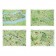 Blok 50 Sets van papier 'wereld diners Maps' collectie Seletti JardinChic