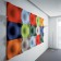 Deelvenster muur akoestiek Soundwave deining Multi-Color Jardinchic